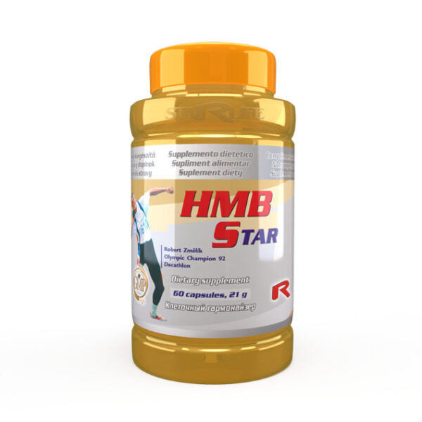 HMB Star pomaga zwiększyć siłę i masę mięśniową.