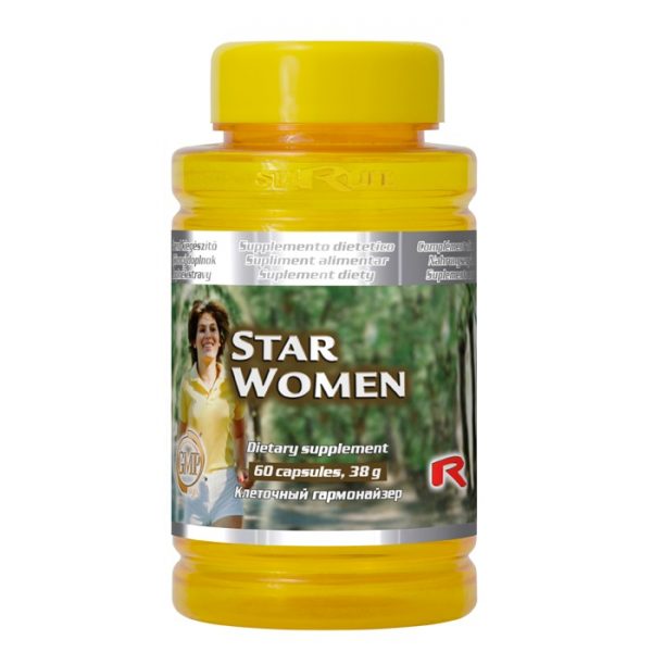 Star Women wspomaga prawidłowe funkcjonowanie układu hormonalnego kobiery.